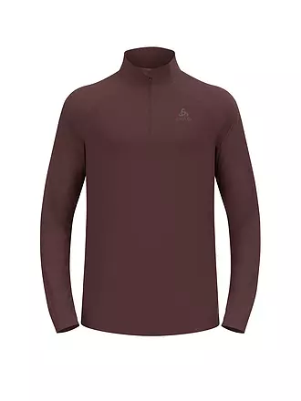 ODLO | Herren Laufshirt Essentials Ceramiwarm | dunkelrot