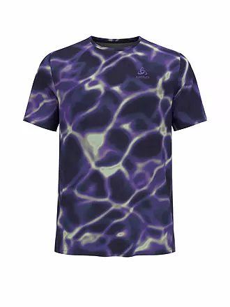 ODLO | Herren Laufshirt Zeroweight Chil Tec Print | lila