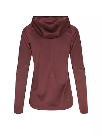 ON | Damen Laufjacke Climate Hoodie | beere