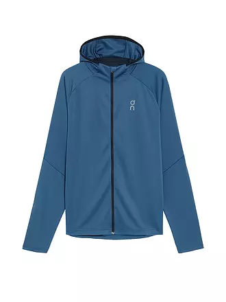 ON | Herren Laufjacke Climate Zip Hoodie | blau