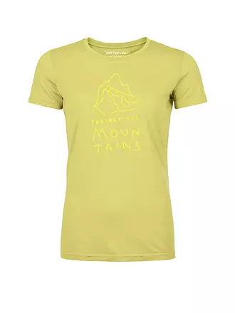 ORTOVOX | Damen Funktionsshirt 150 Cool Mountain Protector | gelb