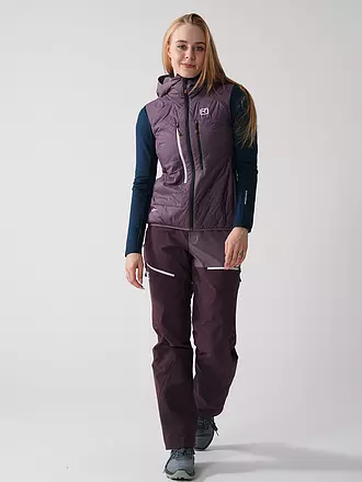 ORTOVOX | Damen Isoweste Swisswool Piz Boè Hoodie | beere