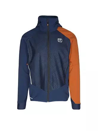 ORTOVOX | Herren Touren Softshelljacke Col Becchei Hoodie | grau