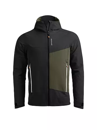 ORTOVOX | Herren Touren Softshelljacke Seceda Hoodie | schwarz