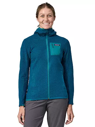 PATAGONIA | Damen Fleecejacke R1® Air Full-Zip Hoodie | dunkelblau