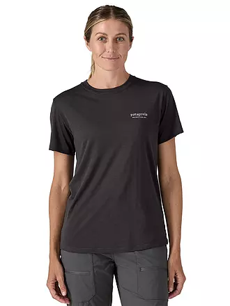 PATAGONIA | Damen Funktionsshirt Capilene® Cool Merino Graphic | schwarz