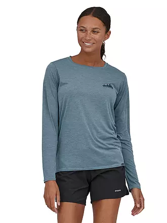 PATAGONIA | Damen Funktionsshirt Long-Sleeved Capilene® Cool Daily Graphic | grün