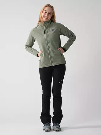 PATAGONIA | Damen Softshelljacke R2 Cross Strata Hoodie | grün