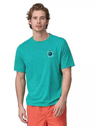 PATAGONIA | Herren Funktionsshirt Capilene® Cool Daily Graphic | petrol