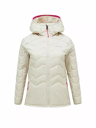 PEAK PERFORMANCE | Damen Freizeitjacke Elevate Liner Hoodie | creme