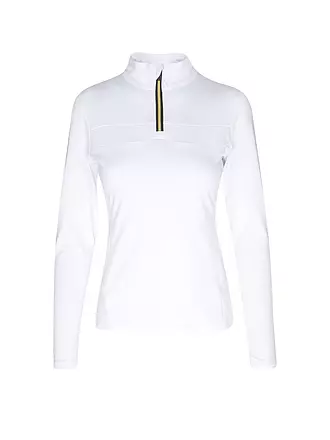 PHENIX | Damen Unterzieh Zipshirt Gold Accent | schwarz