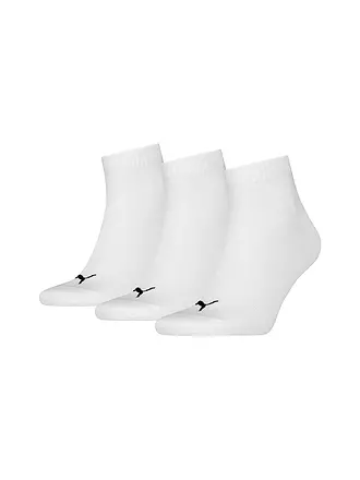 PUMA | Freizeitsocken Quarter Plain 3er Pkg. | dunkelrot