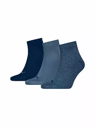 PUMA | Freizeitsocken Quarter Plain 3er Pkg. | dunkelrot