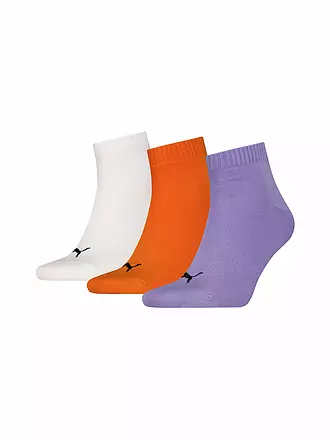 PUMA | Socken Quarter Plain 3er Pack | lila