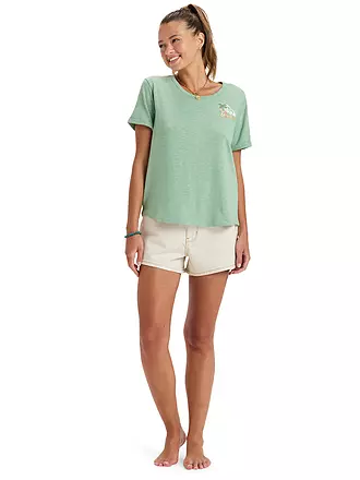 ROXY | Damen Beachshirt Oceanwave Regular | hellgrün