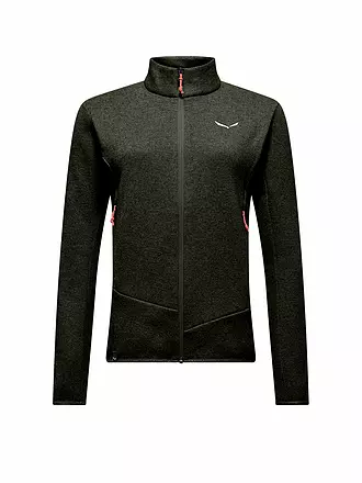 SALEWA | Damen Fleecejacke Puez Rocca PL | dunkelrot