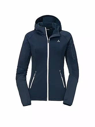 SCHÖFFEL | Damen Fleecejacke Lodron L Hoodie | hellblau