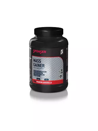 SPONSER | Mass Gainer Schokolade, 1200 g Dose | keine Farbe