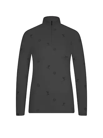 SPORTALM | Damen Ski Unterzieh Zipshirt | schwarz