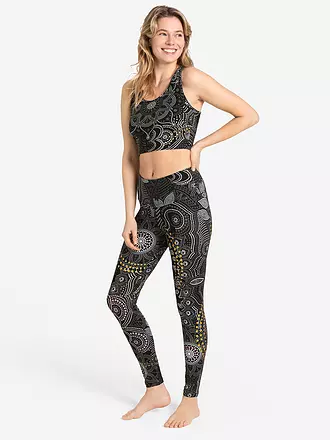 THE SPIRIT OF OM | Damen Yoga Bra Maui ohne Polster | schwarz