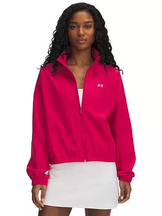 UNDER ARMOUR | Damen Kapuzenjacke Rival Woven | beere