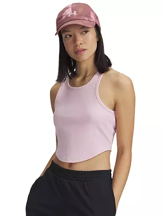 UNDER ARMOUR | Damen Tank UA Rival RIB Crop | weiss