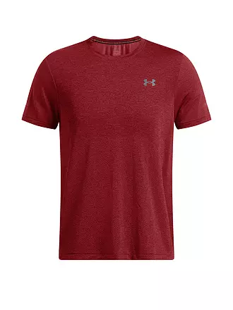 UNDER ARMOUR | Herren Fitnesshirt UA Seamless Stride | dunkelrot