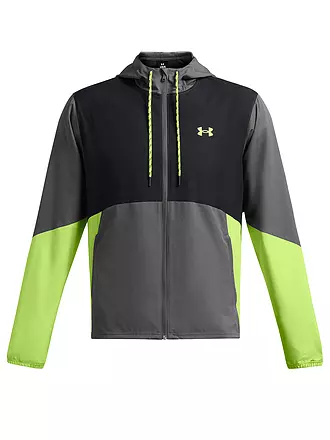 UNDER ARMOUR | Herren Fitnessjacke UA Legacy Windbreaker | grau