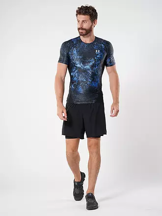 UNDER ARMOUR | Herren Fitnessshirt HeatGear® Iso-Chill Graphic | dunkelblau