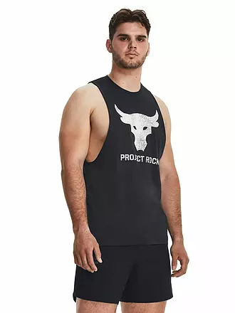 UNDER ARMOUR | Herren Tank Rock Brahma Bull | schwarz