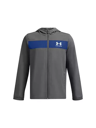 UNDER ARMOUR | Kinder Jacke UA Sportstyle Windbreaker | grau