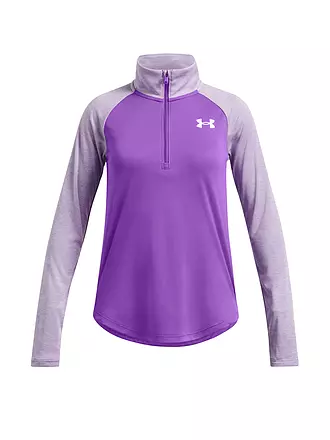 UNDER ARMOUR | Mädchen Fitness Zipshirt UA Tech™ Graphic ½ Zip | lila