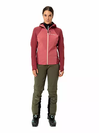 VAUDE | Damen Touren Softshelljacke Larice | dunkelrot