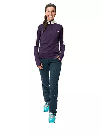 VAUDE | Damen Tourenshirt Livigno mit Zip | lila