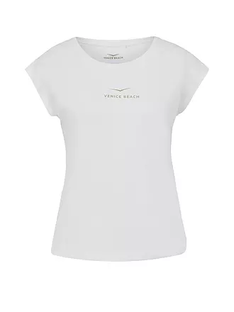 VENICE BEACH |  Damen Fitnessshirt Wonder | creme