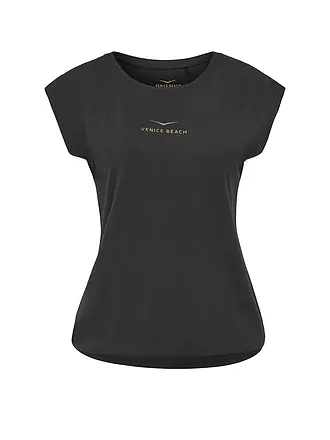 VENICE BEACH |  Damen Fitnessshirt Wonder | creme