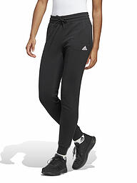 ADIDAS Damen Jogginghose Essentials 3 Streifen Animal Print 7 8 schwarz