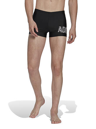 ADIDAS | Herren Beinbadehose Wording Swim Boxer