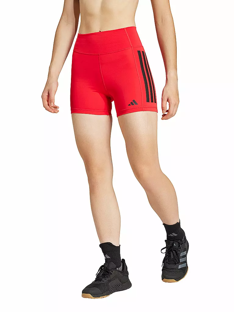 ADIDAS | Damen Fitnessshort OPT 3S | rot