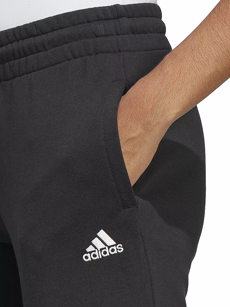 ADIDAS | Damen Jogginghose Essentials Linear French Terry Cuffed | schwarz