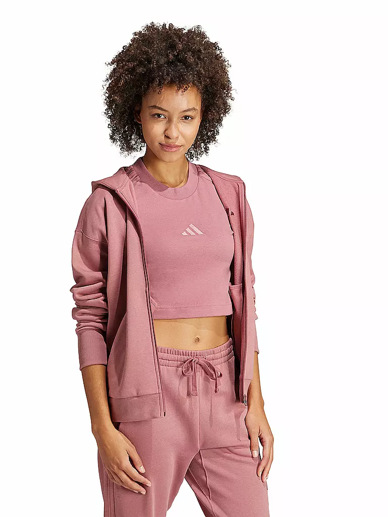 ADIDAS | Damen Kapuzenjacke ALL SZN Fleece | dunkelrot