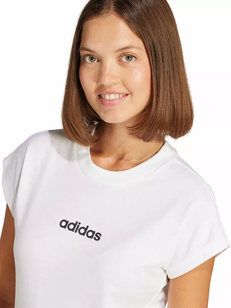 ADIDAS | Damen T-Shirt LIN SJ T | weiss