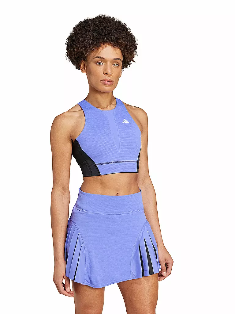 ADIDAS | Damen Tennisoberteil Pro HEAT.RDY Crop | blau