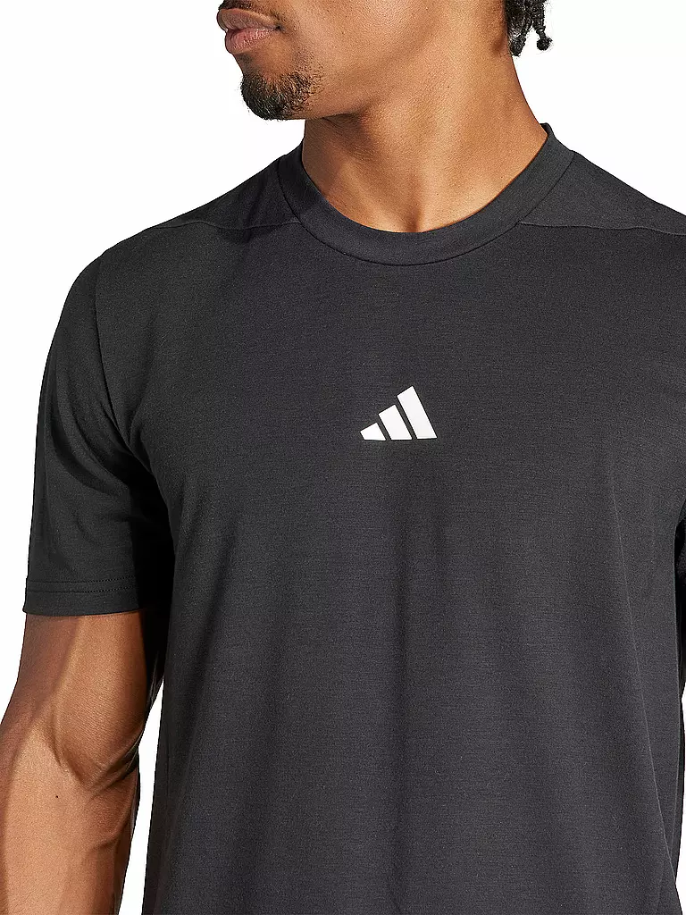 ADIDAS | Herren Fitnessshirt D4T | schwarz