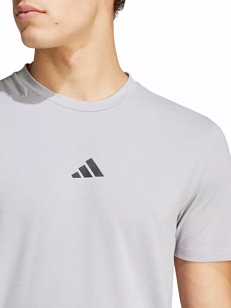 ADIDAS | Herren Fitnessshirt Designed for Training Workout | grau