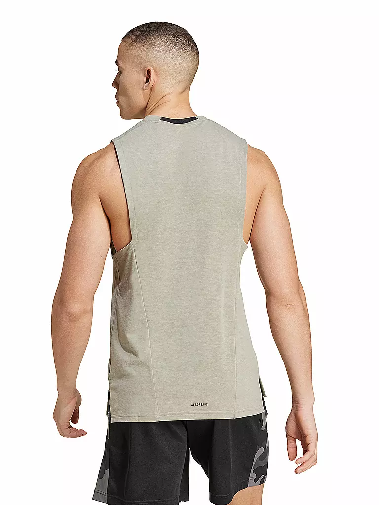 ADIDAS | Herren Fitnesstank Designed for Training Workout | camel