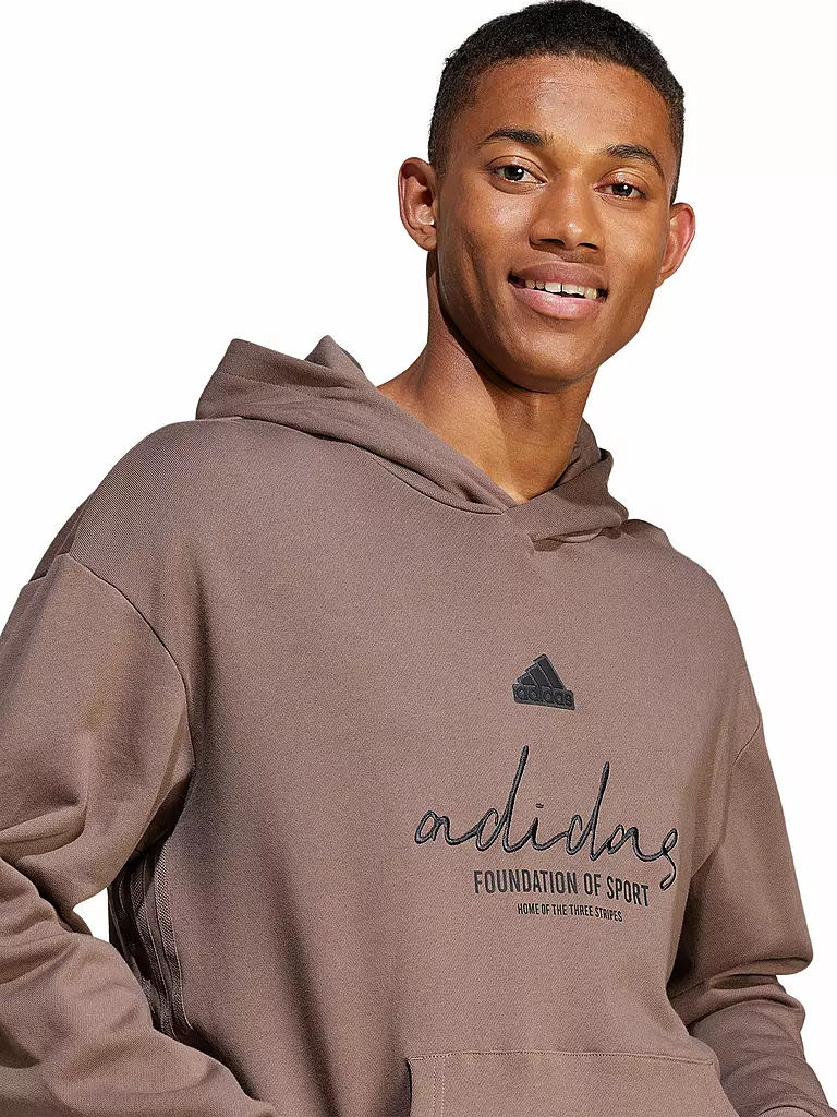 ADIDAS | Herren Hoodie BL | braun