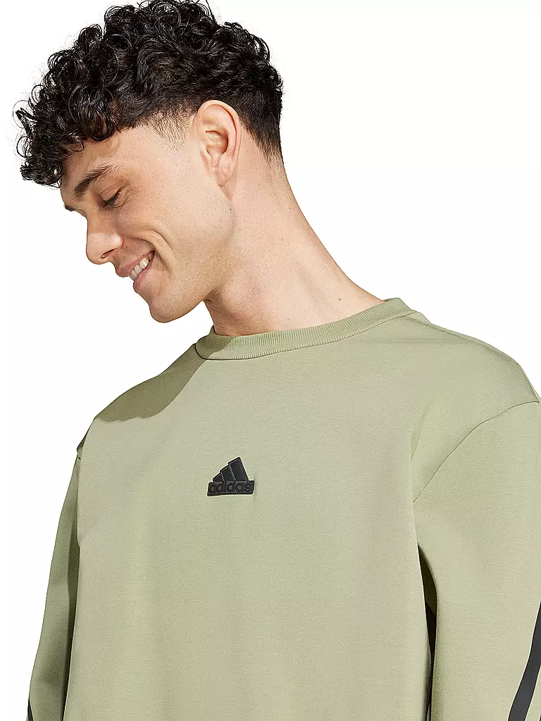 ADIDAS | Herren Sweater Future Icons 3-Streifen | olive