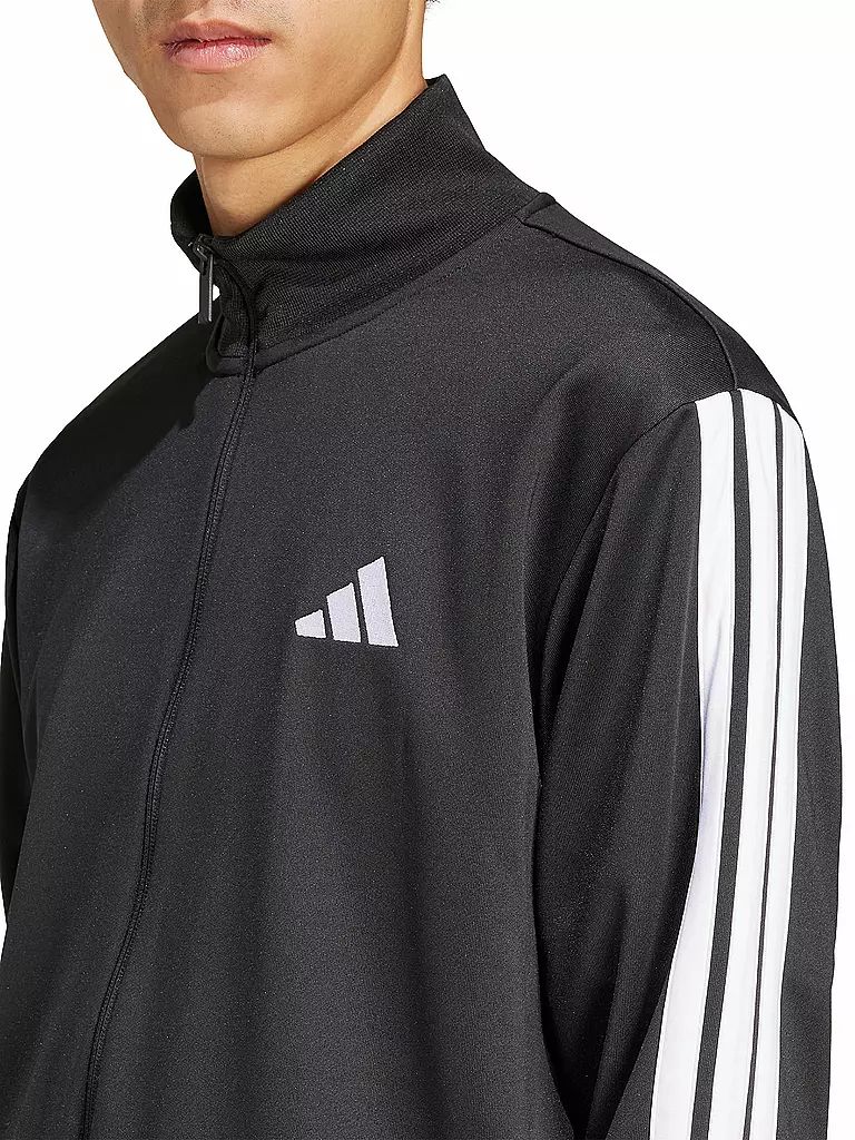 ADIDAS | Herren Trainingsanzug 3S FT TT TS | schwarz