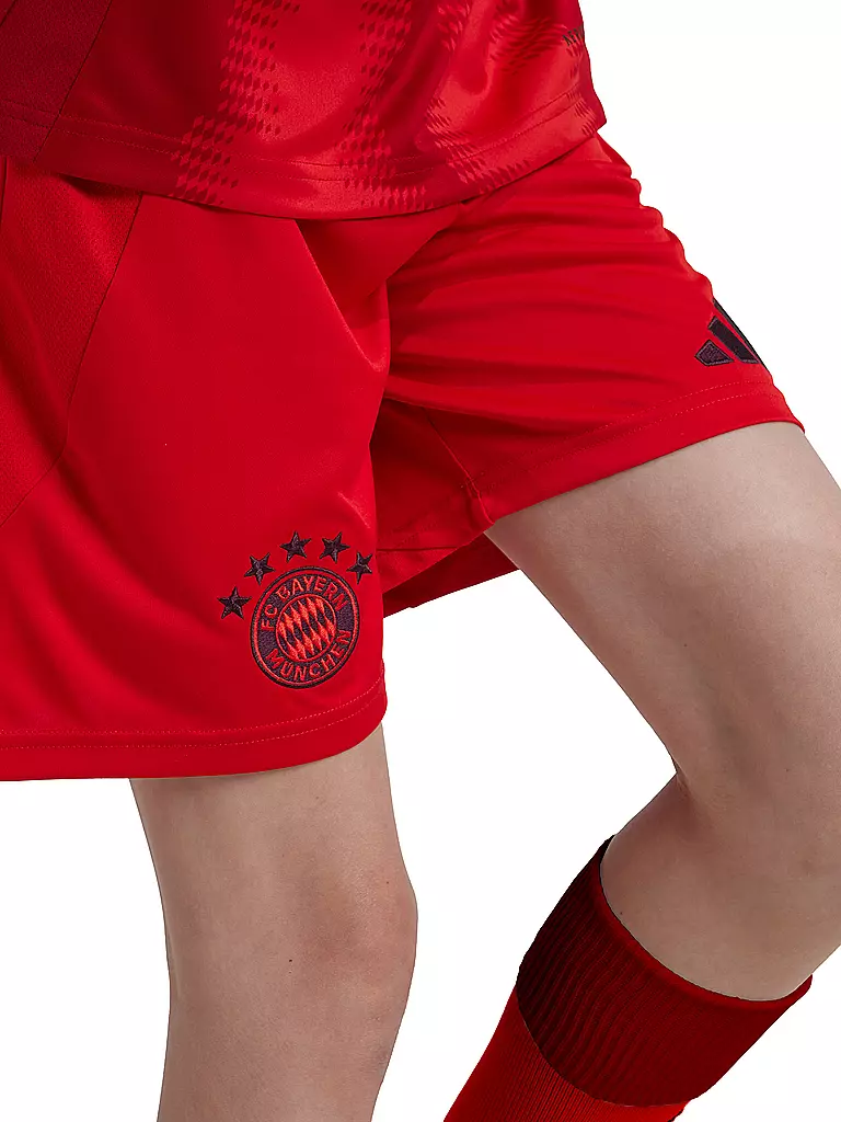 ADIDAS | Kinder Fußballshort FC Bayern Home | rot